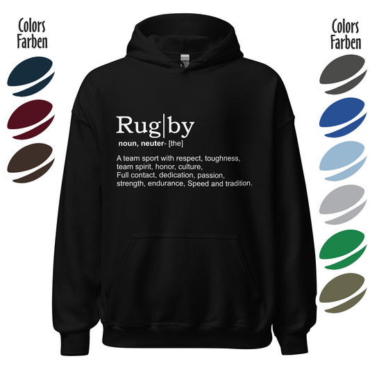 "Rug/by" Rugby Fan Hoodie