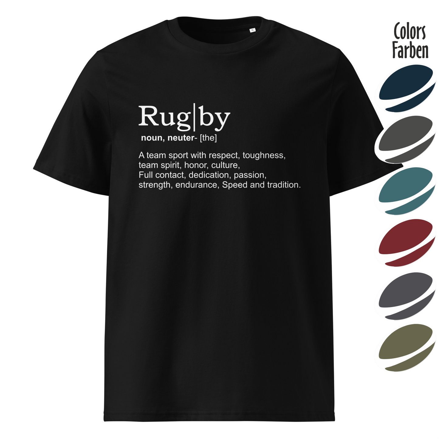 "Rug/by" Rugby Fan Bio-Baumwoll-T-Shirt