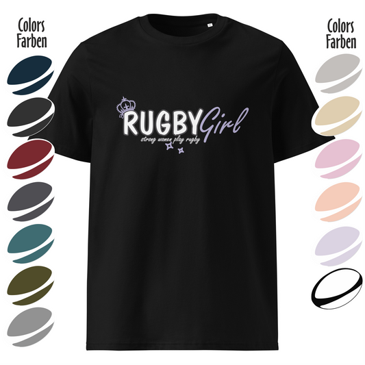 "Rugby-Girl" Rugby Fan Bio-Baumwoll-T-Shirt