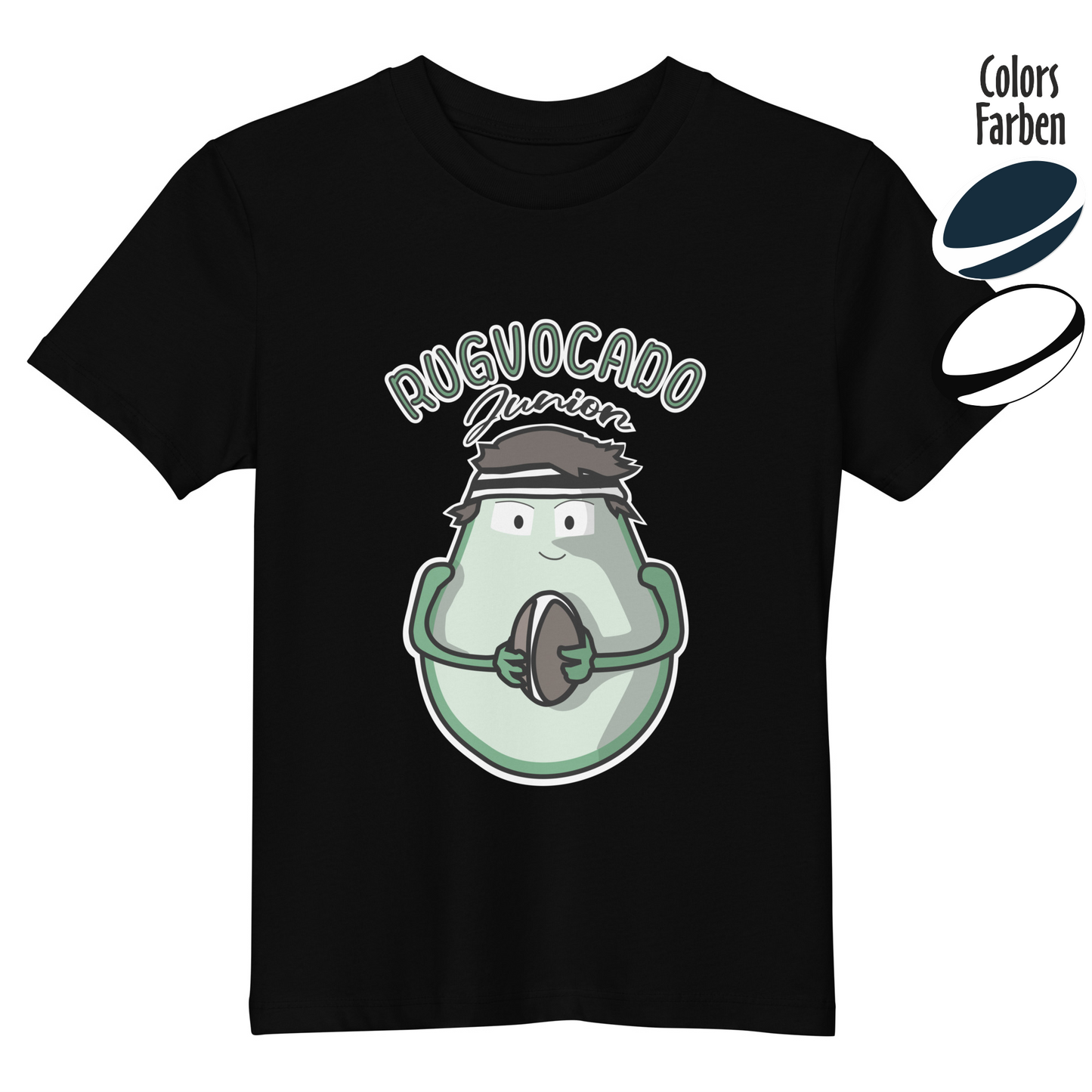 "Rugvocado-junior" Rugby Fan T-Shirt