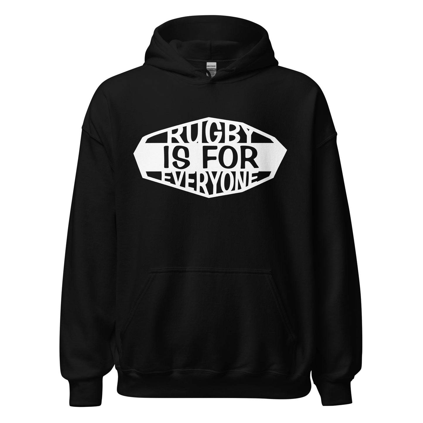 "Rugby is for everyone" Rugby Fan Hoodie