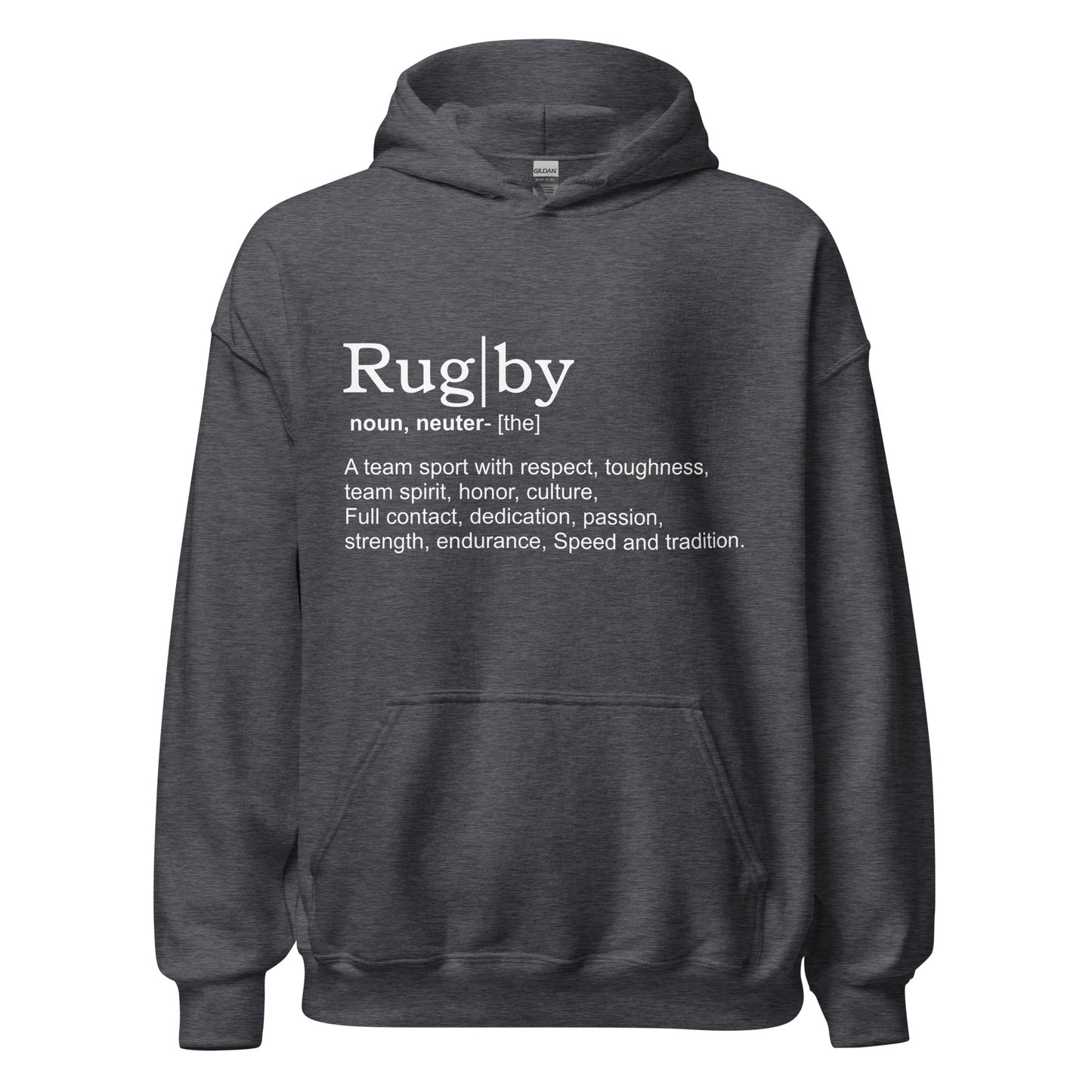 "Rug/by" Rugby Fan Hoodie