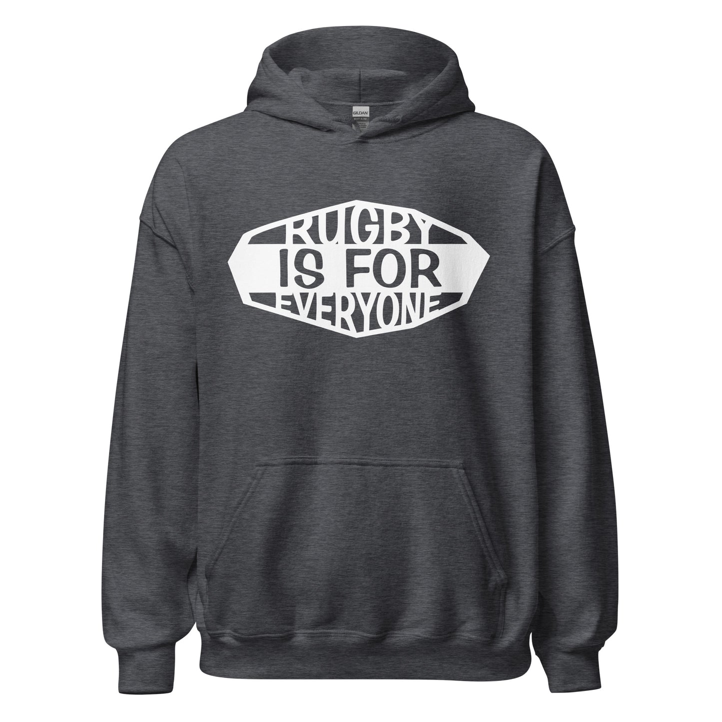 "Rugby is for everyone" Rugby Fan Hoodie