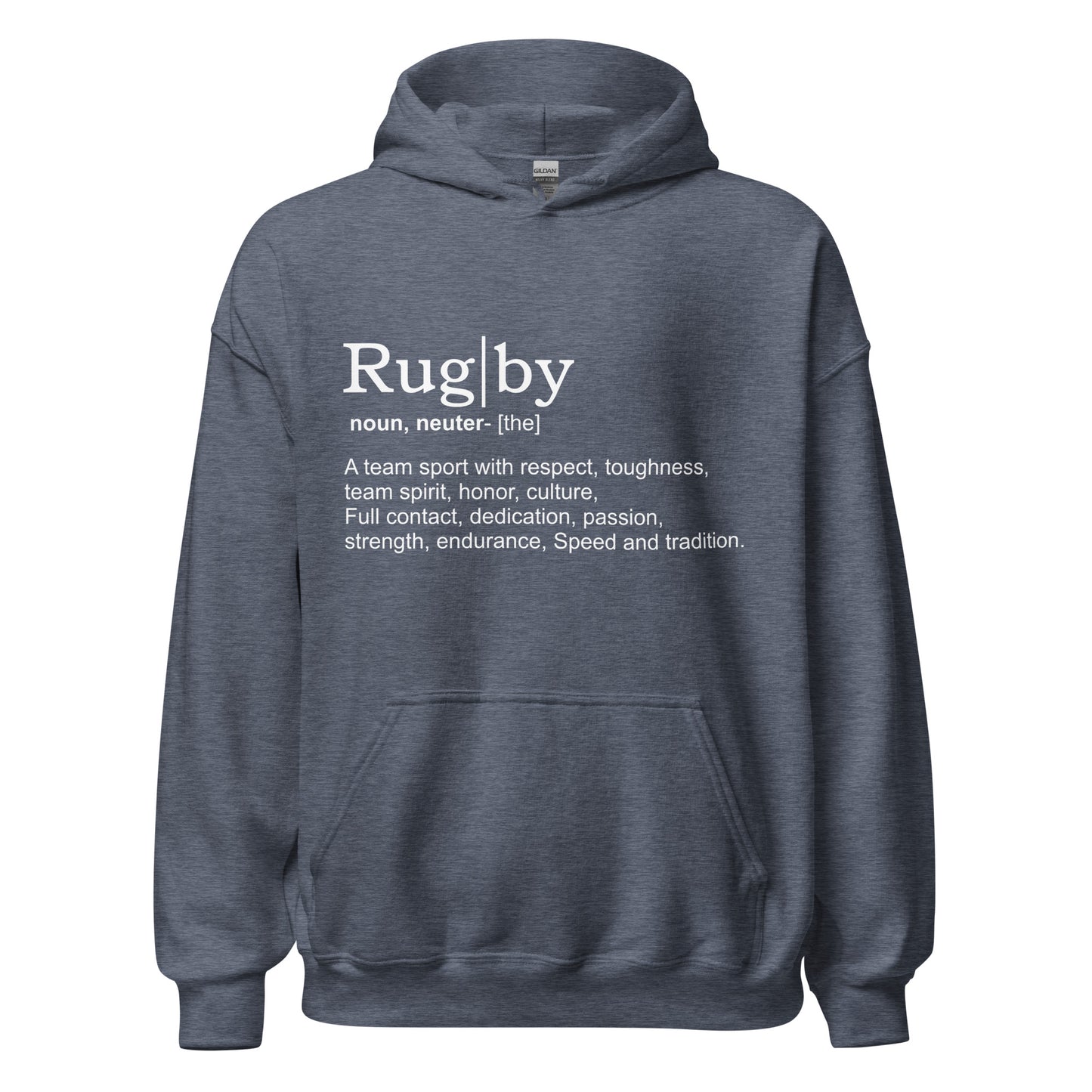 "Rug/by" Rugby Fan Hoodie