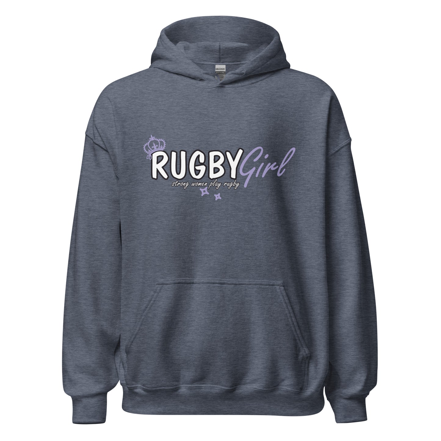 "Rugby girl" Rugby Fan Hoodie