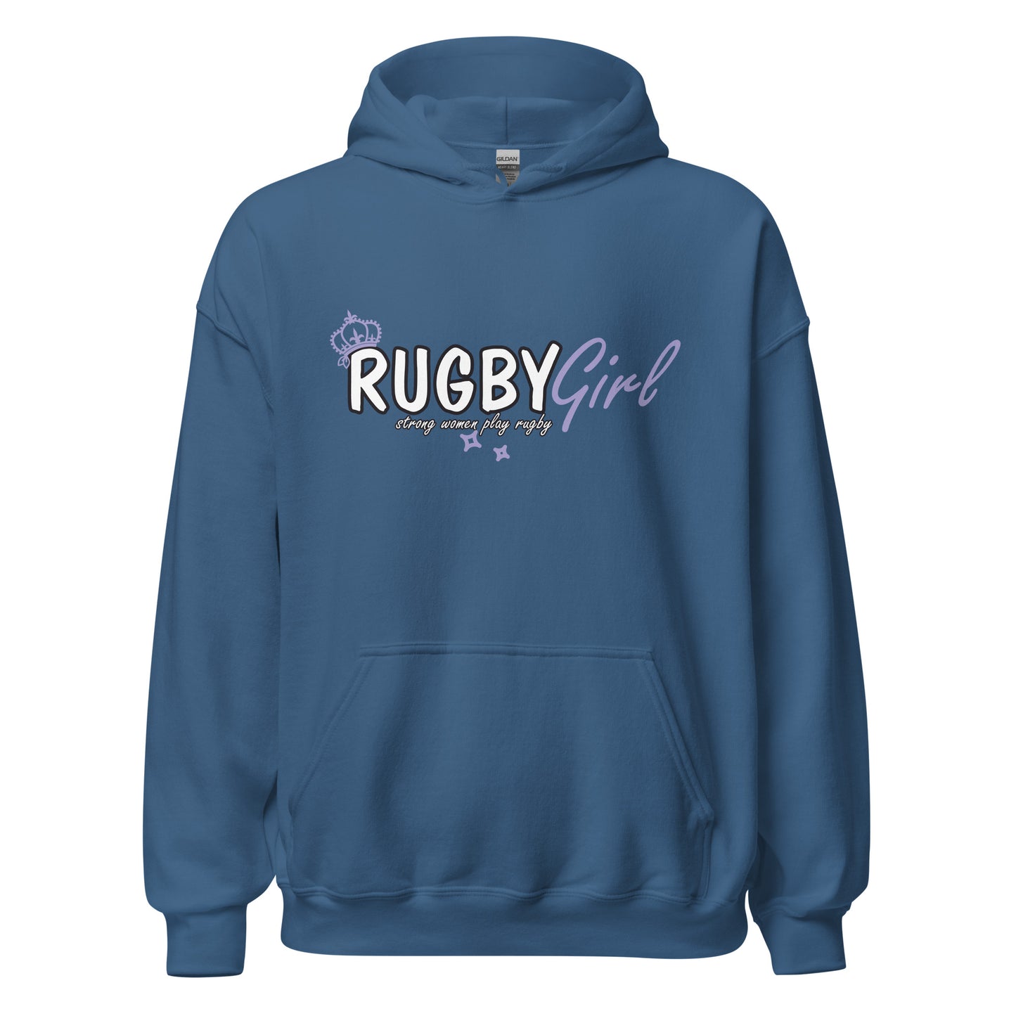 "Rugby girl" Rugby Fan Hoodie