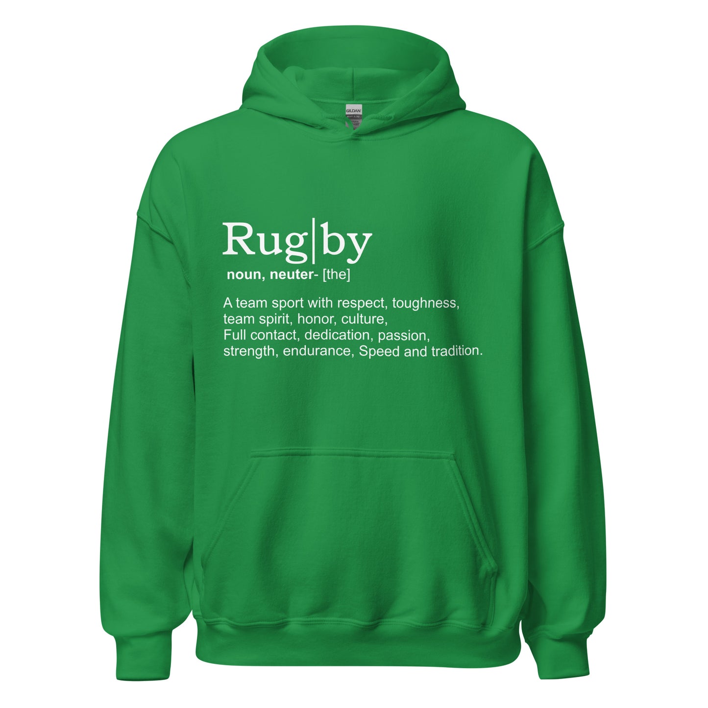 "Rug/by" Rugby Fan Hoodie