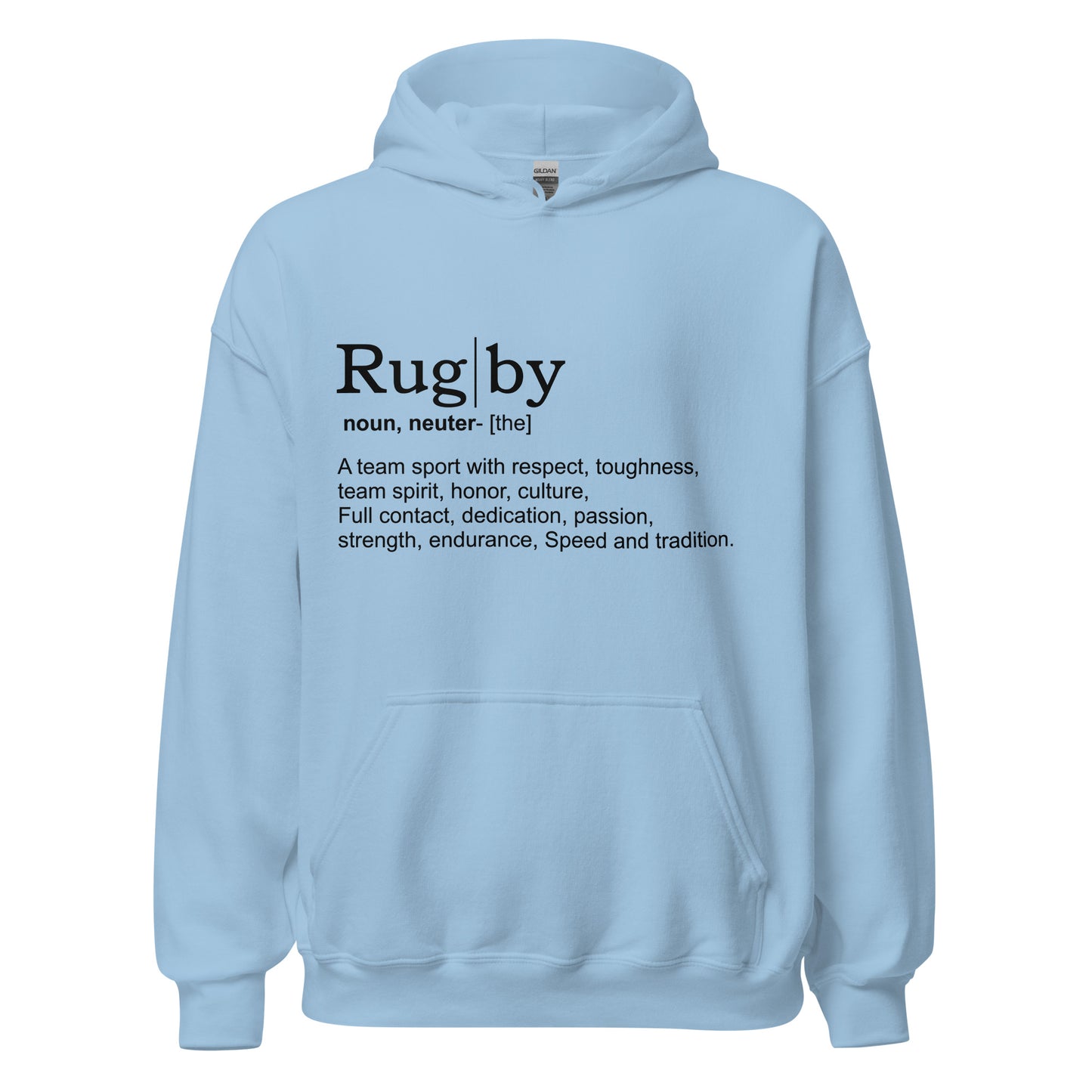 "Rug/by" Rugby Fan Hoodie