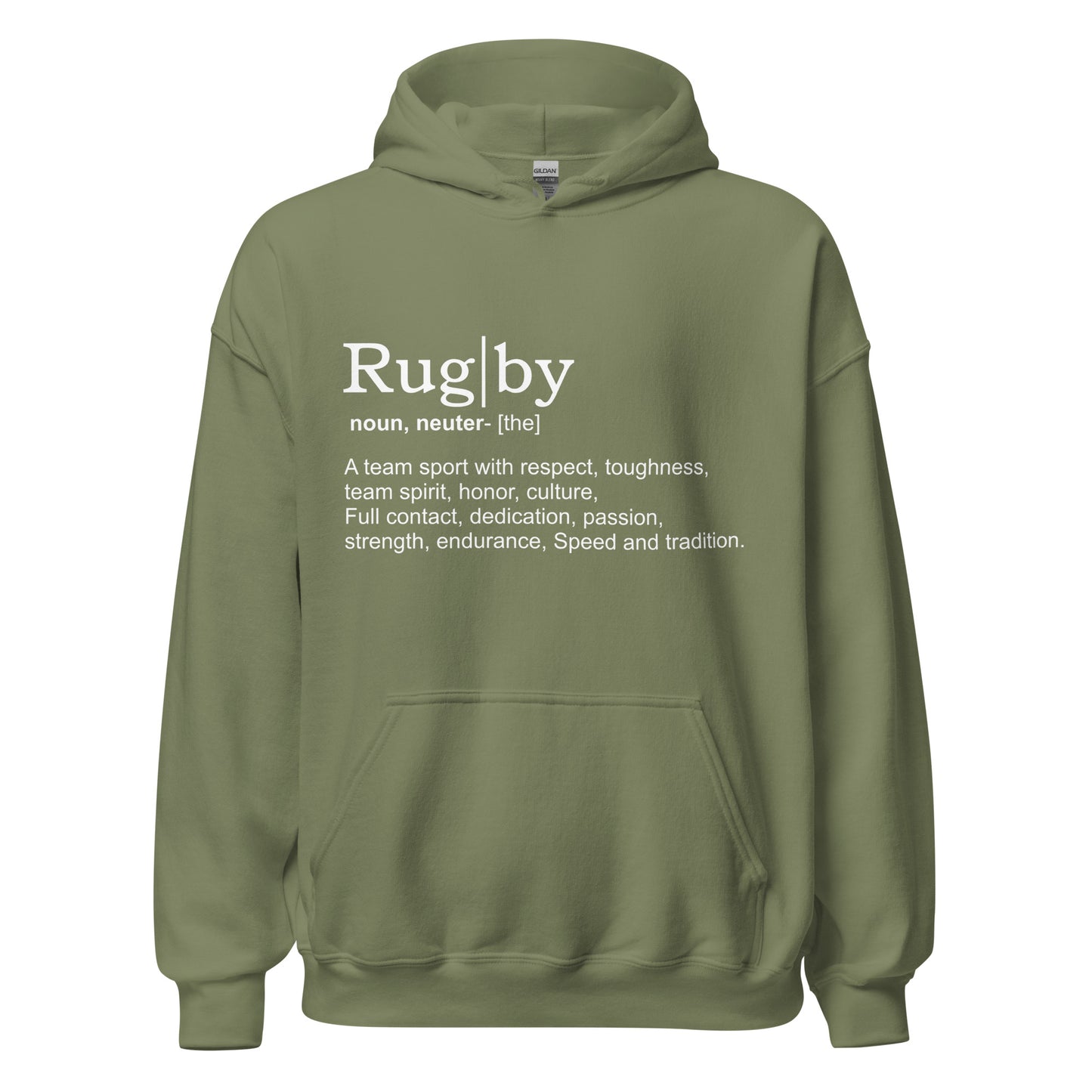 "Rug/by" Rugby Fan Hoodie