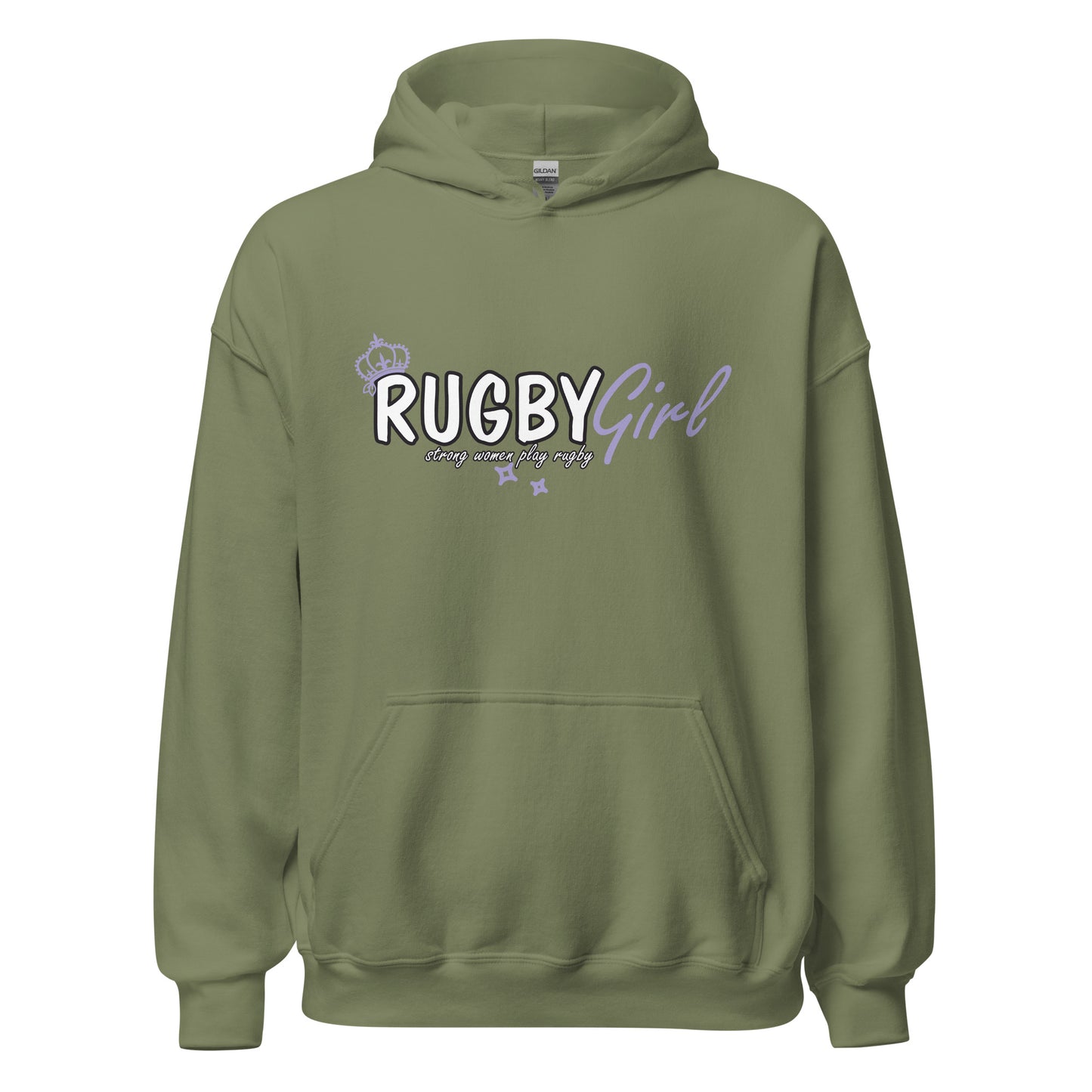 "Rugby girl" Rugby Fan Hoodie