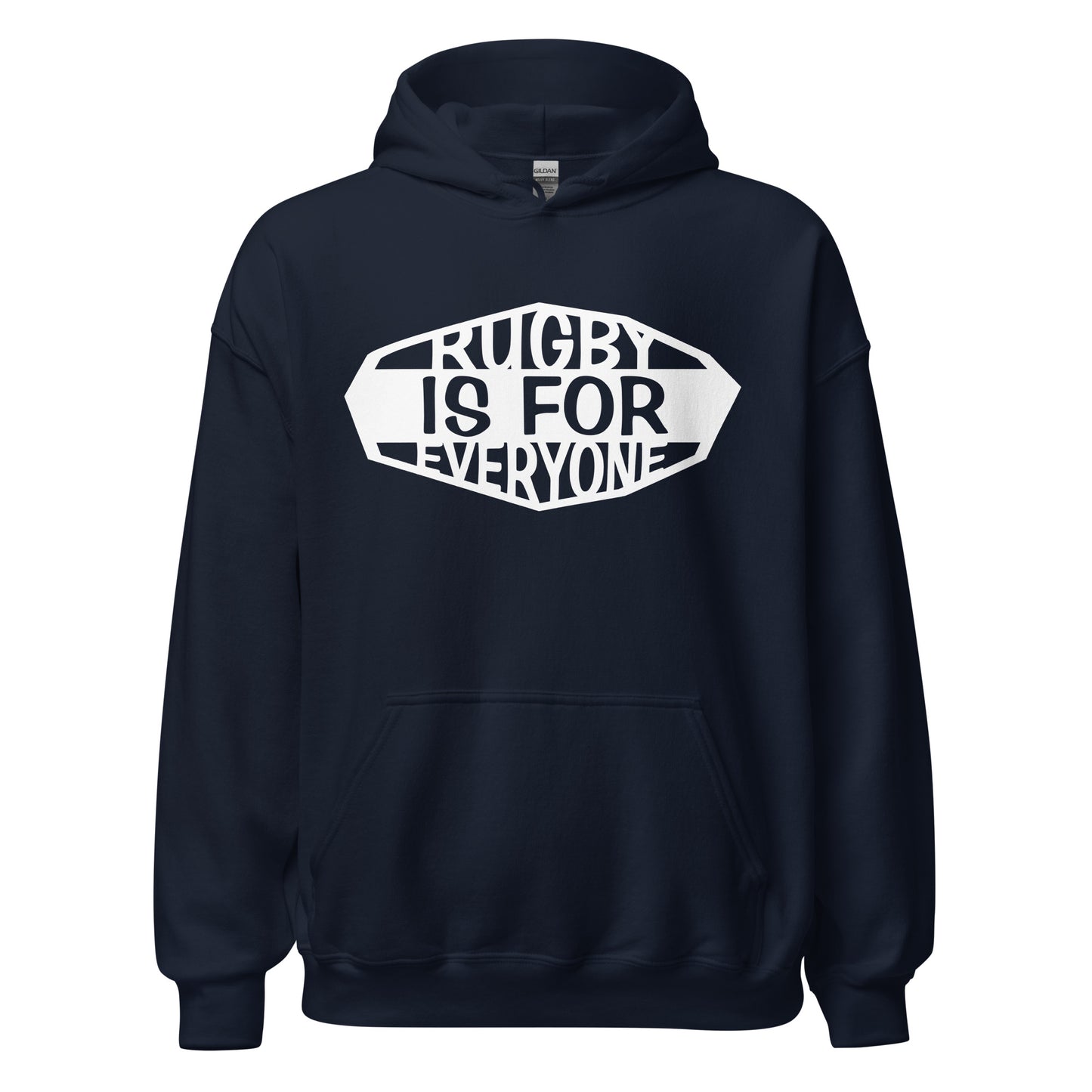 "Rugby is for everyone" Rugby Fan Hoodie