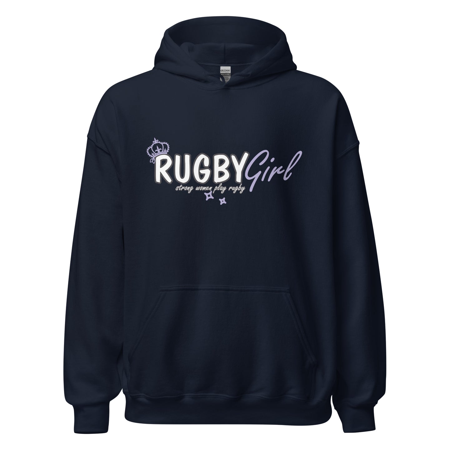 "Rugby girl" Rugby Fan Hoodie