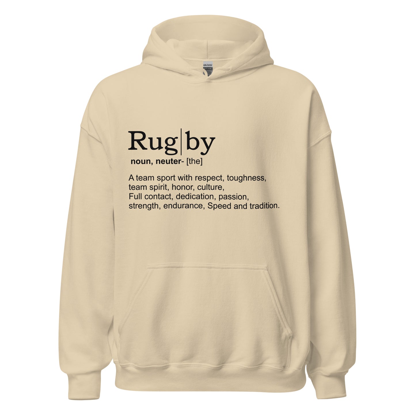 "Rug/by" Rugby Fan Hoodie