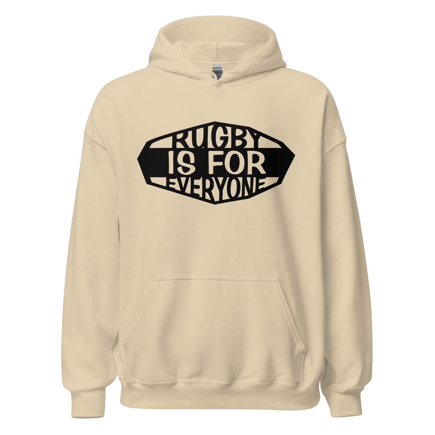 "Rugby is for everyone" Rugby Fan Hoodie