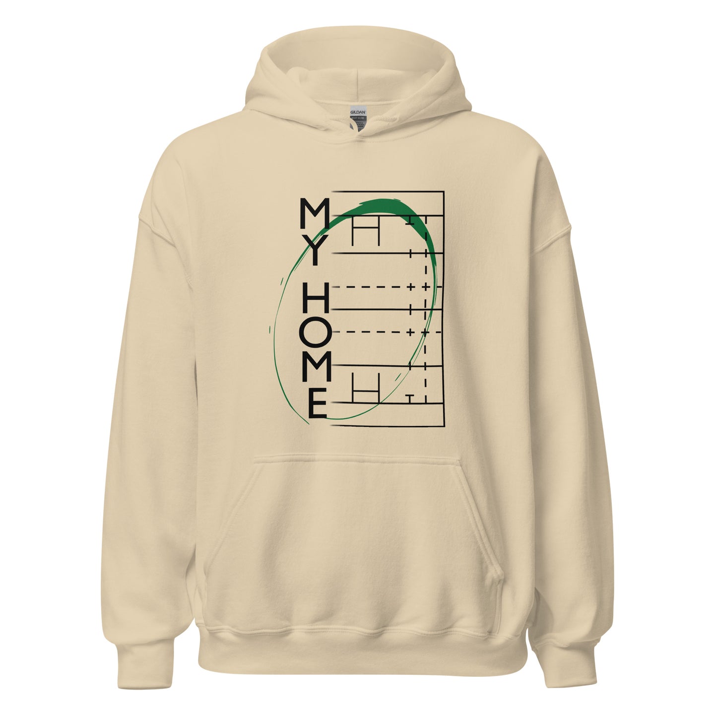 "My Home" Rugby Fan Hoodie