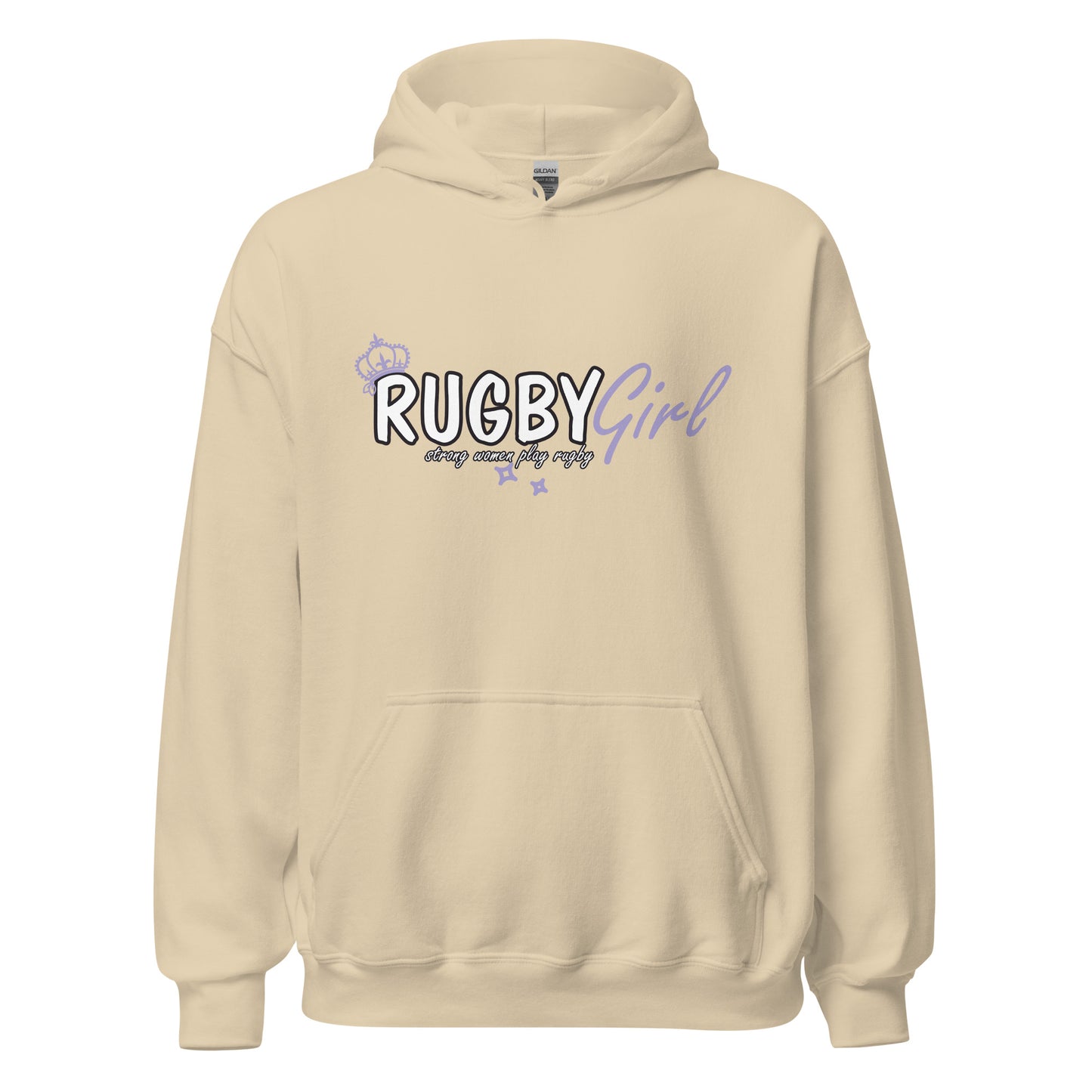 "Rugby girl" Rugby Fan Hoodie