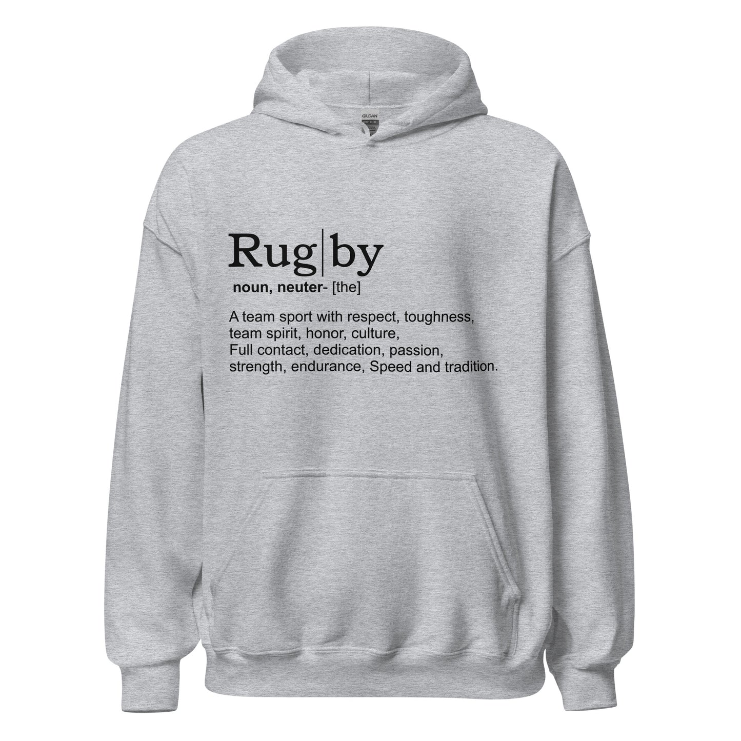 "Rug/by" Rugby Fan Hoodie