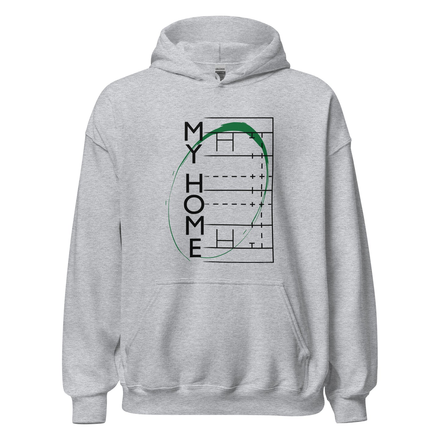 "My Home" Rugby Fan Hoodie