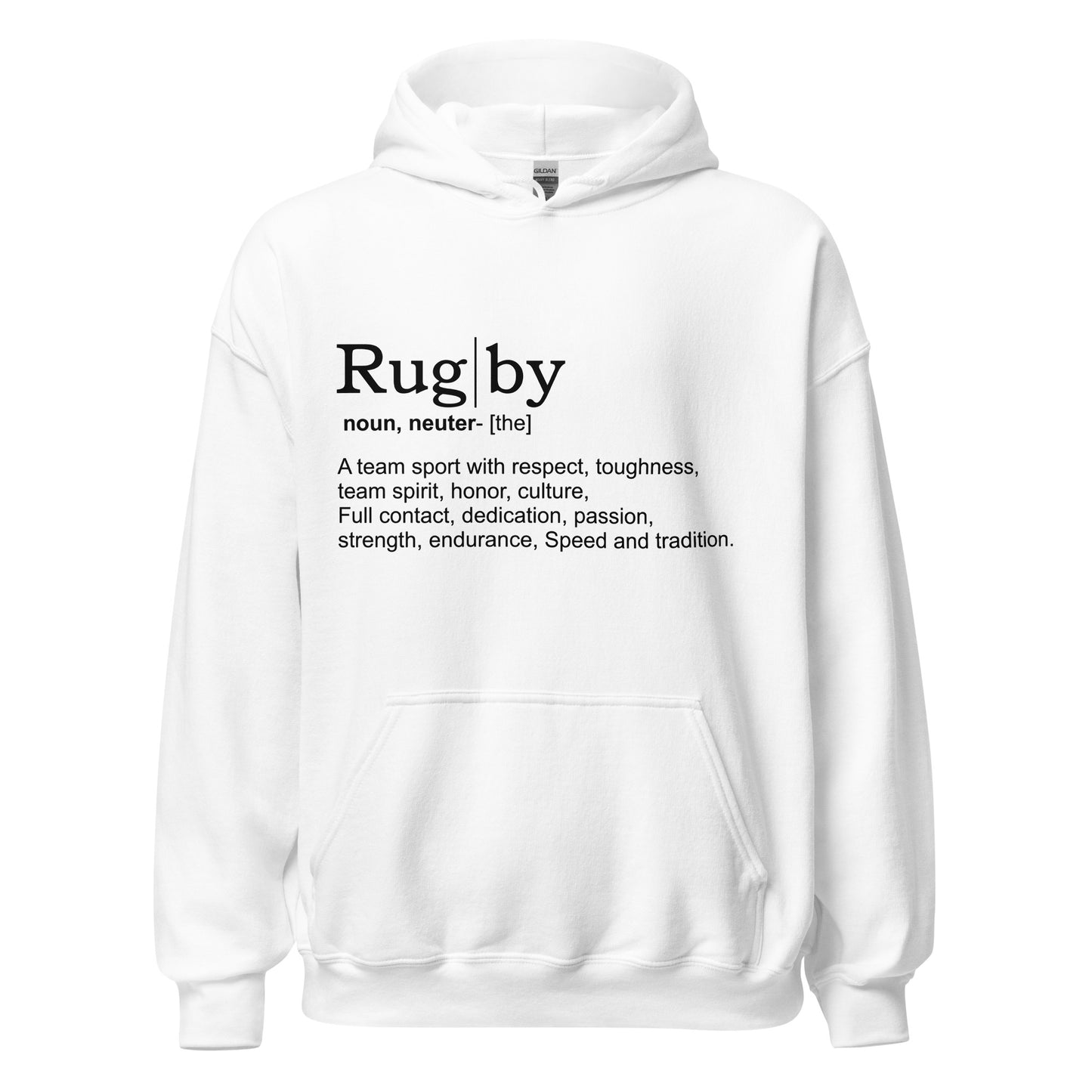 "Rug/by" Rugby Fan Hoodie