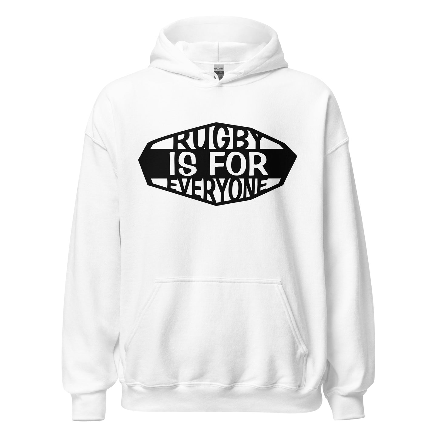 "Rugby is for everyone" Rugby Fan Hoodie