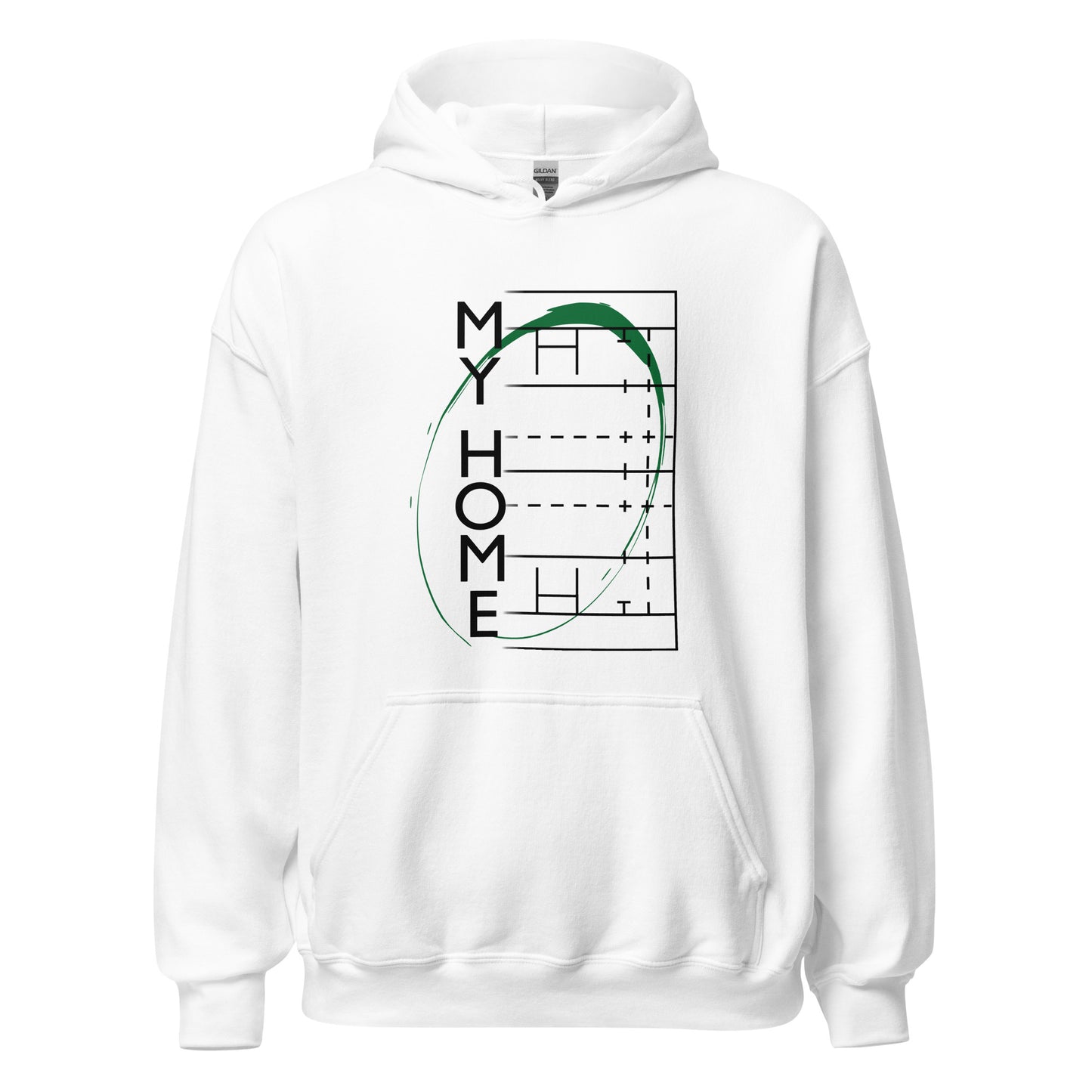 "My Home" Rugby Fan Hoodie