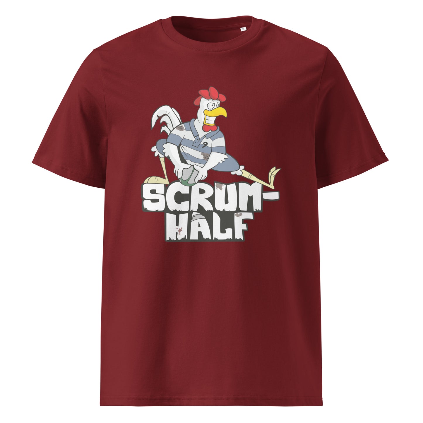 "Srum-Half" Rugby Fan Bio-Baumwoll-T-Shirt