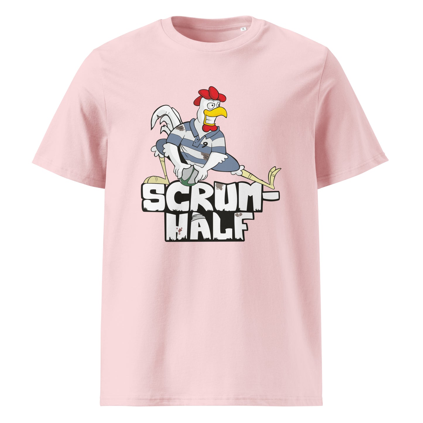 "Srum-Half" Rugby Fan Bio-Baumwoll-T-Shirt