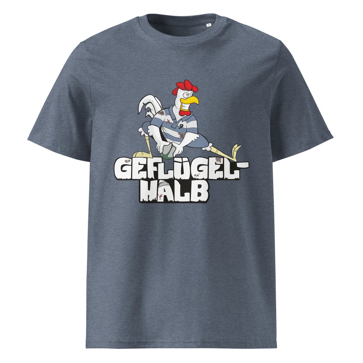 "Geglügel-Halb" Bio-Baumwoll-T-Shirt