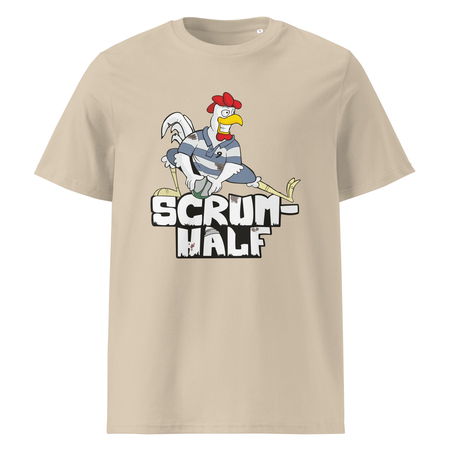 "Srum-Half" Rugby Fan Bio-Baumwoll-T-Shirt