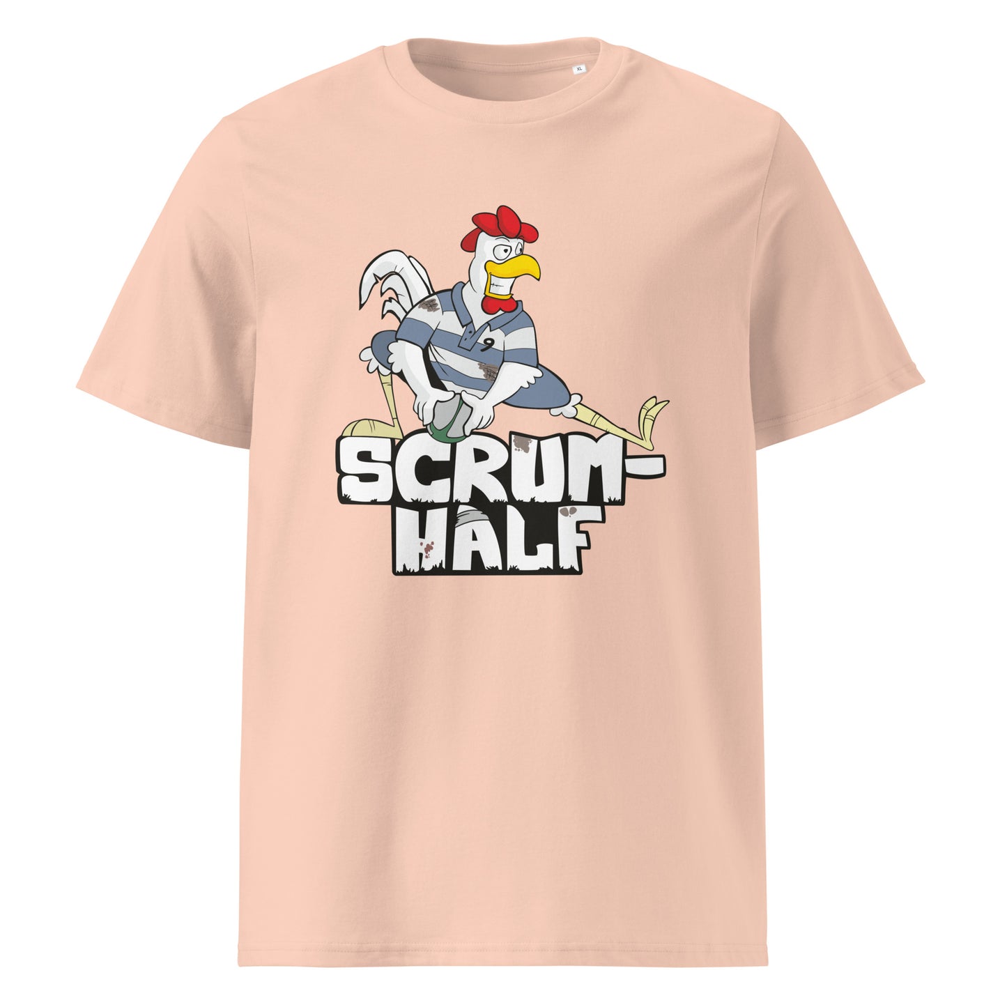 "Srum-Half" Rugby Fan Bio-Baumwoll-T-Shirt