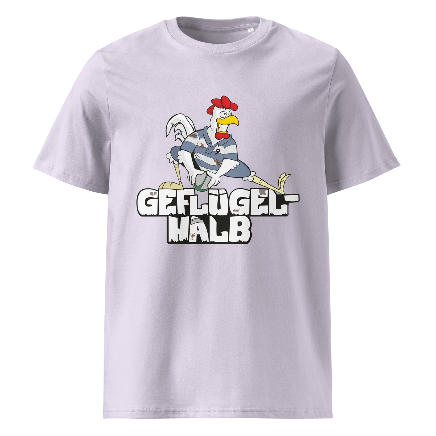 "Geglügel-Halb" Bio-Baumwoll-T-Shirt