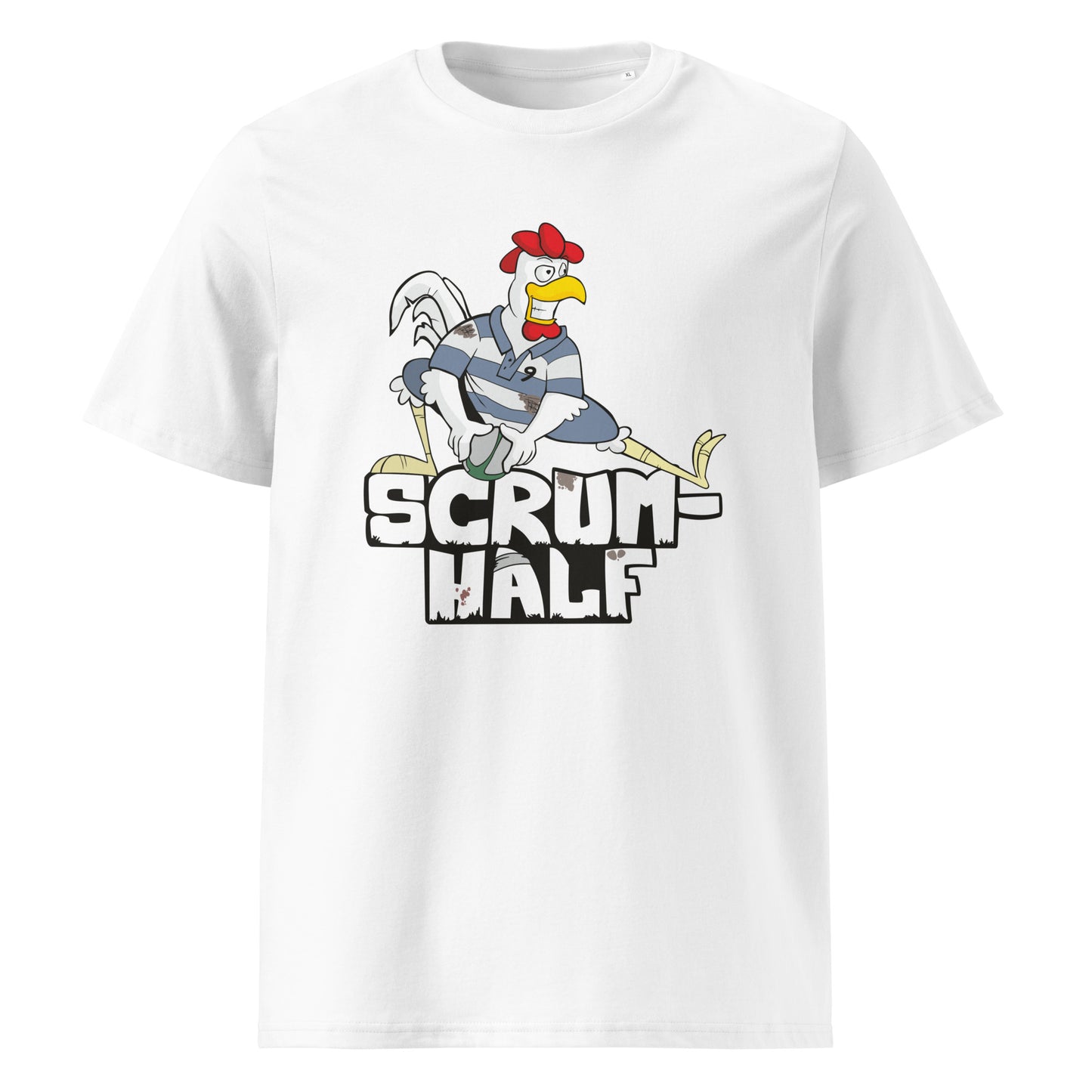 "Srum-Half" Rugby Fan Bio-Baumwoll-T-Shirt